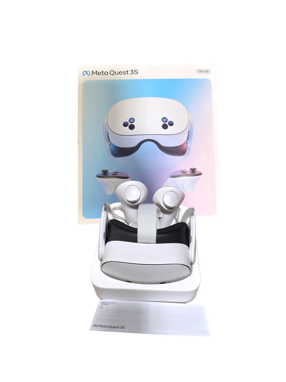 Meta Quest 3S 128GB All-in-One VR Headset with Controllers & Box